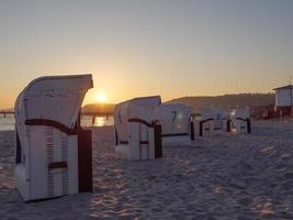 a ilha do rugen dentro a báltico mar foto