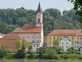 a cidade do passau dentro bavaria foto