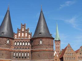 a cidade do Lubeck dentro Alemanha foto