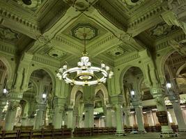 meca, saudita Arábia, jan 2023 - a interior do masjid al-haram, meca, saudita arábia. foto