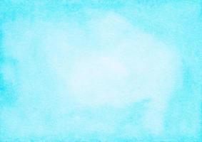 aguarela luz azul fundo mão pintado. aguarela pastel turquesa azul textura. foto