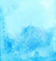 aguarela luz azul lagoa cor fundo pintura. aguarela brilhante ciano cor manchas em papel. artístico pano de fundo. foto