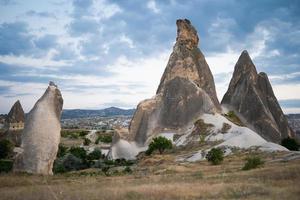 belas paisagens montanhosas da capadócia foto