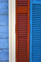 fachada colorida de caminito em la boca, buenos aires, argentina foto