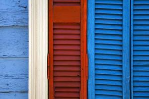 fachada colorida de caminito em la boca, buenos aires, argentina foto