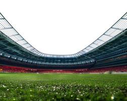 moderno futebol estádio pronto para futebol Combine foto