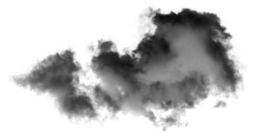 nuvem branca isolada no fundo branco, textura de fumaça, efeito de pincel foto