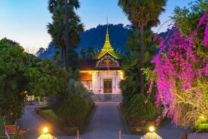 real Palácio haw Kham do a nacional museu complexo do luang prabang, Laos. foto