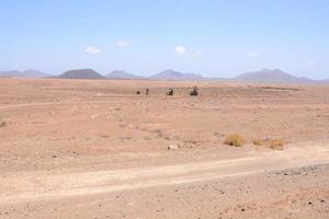 vista panorâmica do deserto foto