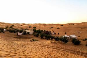 dunas de areia no deserto foto