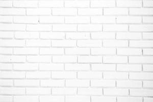 fundo de textura de parede de tijolo branco foto