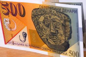 macedônio dinheiro - 500 denar - uma fundo foto