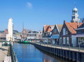 Cidade do lemmer, ijsselmeer, holanda foto