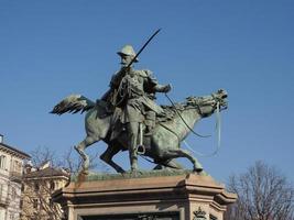 Fernando di Savóia monumento dentro Turin foto