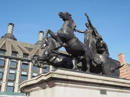 boadicea estátua dentro Londres foto