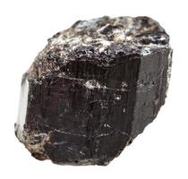 Schorl Preto turmalina cristalino Rocha foto