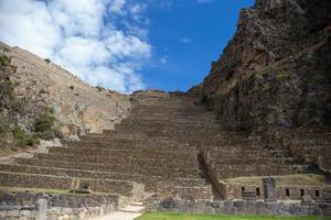 ollantaytambo ruínas dentro sagrado vale foto