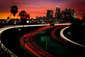 skyline de los angeles foto