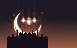 Ramadã kareem tradicional islâmico festival religioso fundo bandeira foto