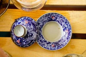 tradicional chinês chá cereja foto