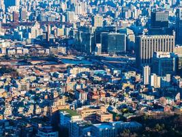 paisagem urbana de seul, coreia do sul foto