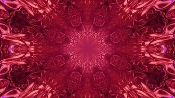 Ilustração 3D do ornamento vermelho abstrato foto