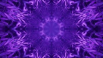 Ilustração 3D do ornamento violeta criativo foto