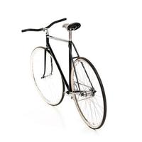 bicicleta elegante isolada no branco foto