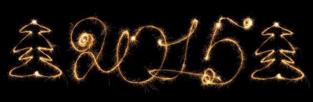 feliz Novo ano - 2015 com estrelinhas foto