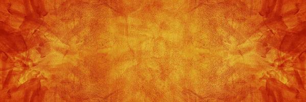 cimento laranja ou parede de concreto para plano de fundo ou textura foto