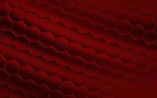 realista vermelho favo de mel ou hexagonal padronizar fundo. elegante favo de mel textura. luxo hexágono padronizar. tecnologia e dados fundo Projeto. foto