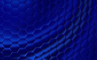 realista azul favo de mel ou hexagonal padronizar fundo. elegante favo de mel textura. luxo hexágono padronizar. tecnologia e dados fundo Projeto. foto