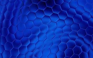 realista azul favo de mel ou hexagonal padronizar fundo. elegante favo de mel textura. luxo hexágono padronizar. tecnologia e dados fundo Projeto. foto