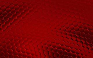 realista vermelho favo de mel ou hexagonal padronizar fundo. elegante favo de mel textura. luxo hexágono padronizar. tecnologia e dados fundo Projeto. foto