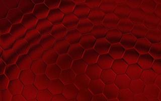 realista vermelho favo de mel ou hexagonal padronizar fundo. elegante favo de mel textura. luxo hexágono padronizar. tecnologia e dados fundo Projeto. foto