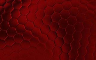 realista vermelho favo de mel ou hexagonal padronizar fundo. elegante favo de mel textura. luxo hexágono padronizar. tecnologia e dados fundo Projeto. foto