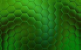 realista verde favo de mel ou hexagonal padronizar fundo. elegante favo de mel textura. luxo hexágono padronizar. tecnologia e dados fundo Projeto. foto