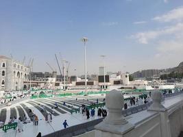 meca, saudita Arábia, marcha 2023 - lindo lado de fora Visão do masjid al Haram, meca. foto