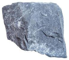 argilita pedra de lama pedra isolado em branco foto