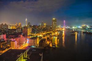 paisagem urbana da cidade de macau, china foto