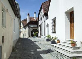 mel turista Cidade velho calçada portuguesa rua foto