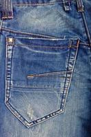 fragmento do jeans com bolso. foto
