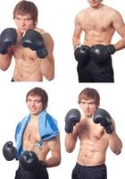 jovem masculino boxer pacote foto