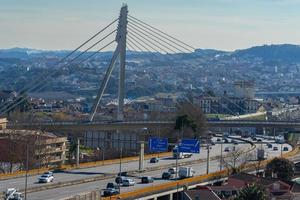 rodovia dentro porto, trom uma ponto de vista de a fc porto estádio. 10 Februari 2023. foto