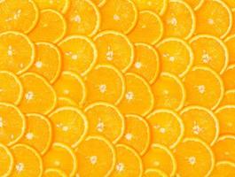 panorama a partir de fatiado laranja fundo foto