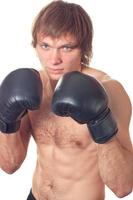 jovem masculino boxer foto