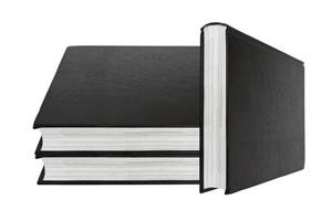 livro preto em branco foto