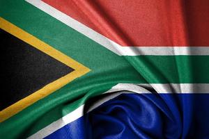 sul África bandeira para nacional dia celebração modelo Projeto foto