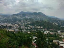 muzaffarabad cidade visualizar, azad Caxemira foto