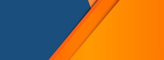 fundo geométrico abstrato laranja e azul. modelo de layout de design de negócios ou design de banner corporativo. foto